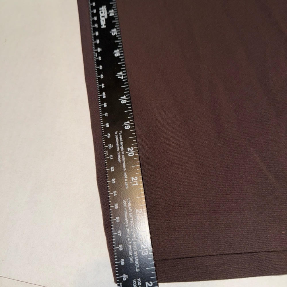 Briggs New York Brown Elastic Waist 2-Pocket Polyester Pants Size 22W - Picture 5 of 10